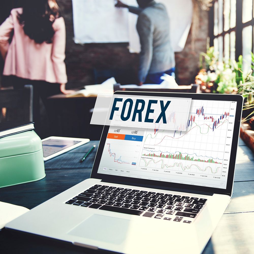 Forex Stock Exchange Graph Global Business Concept
