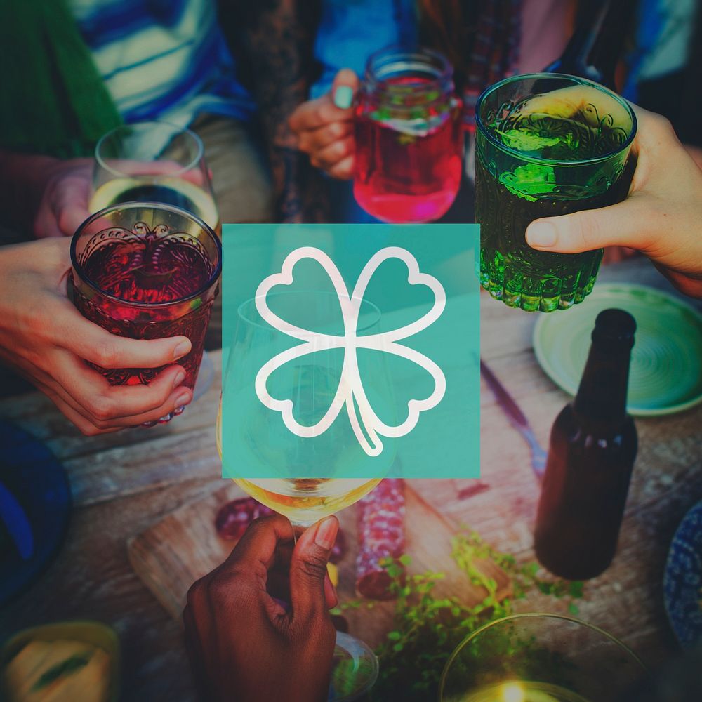Clover Leaf Saint Patrick's Day Ireland Lucky Irish Culture Concept