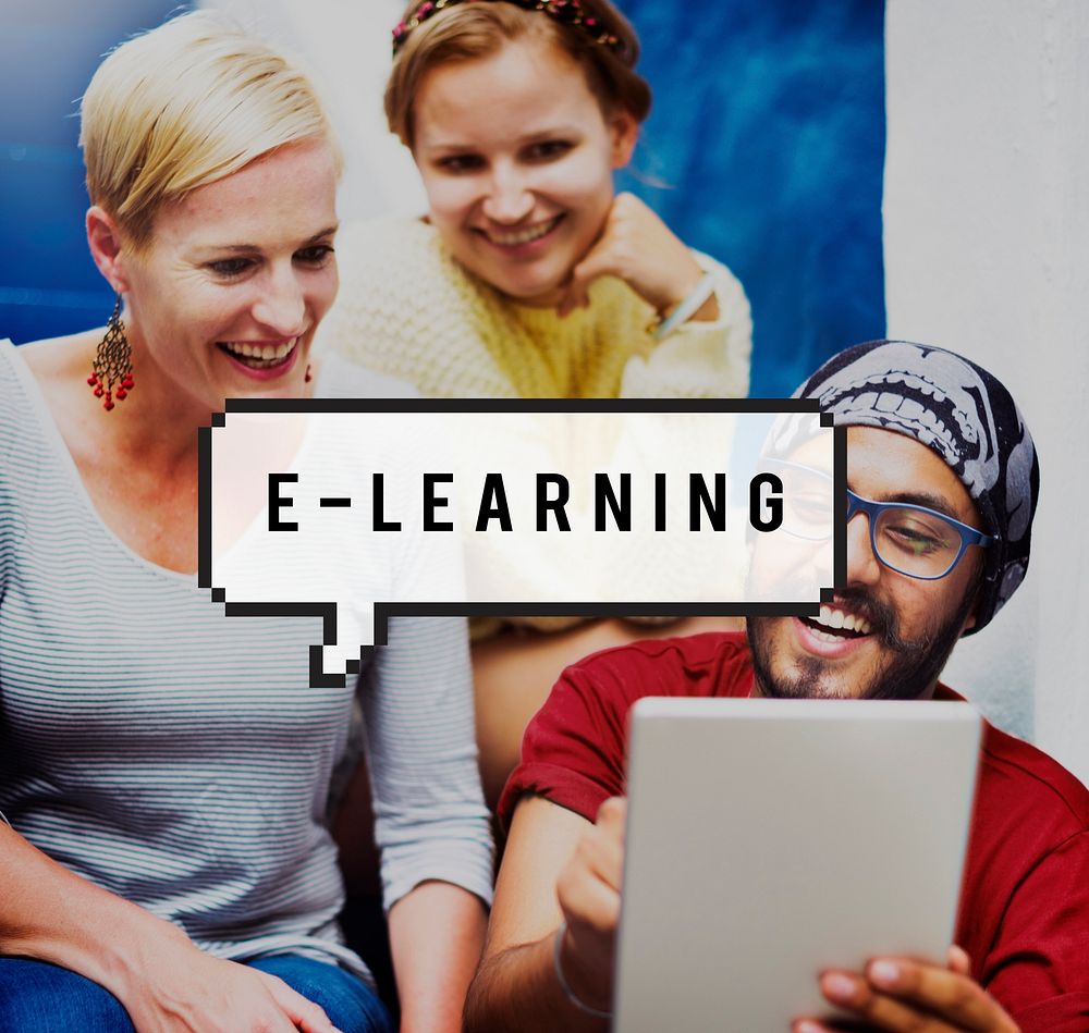 E-learning Online Education Media Concept