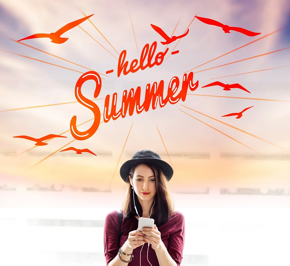 Summer Beach Holiday Vacation Summertime Concept