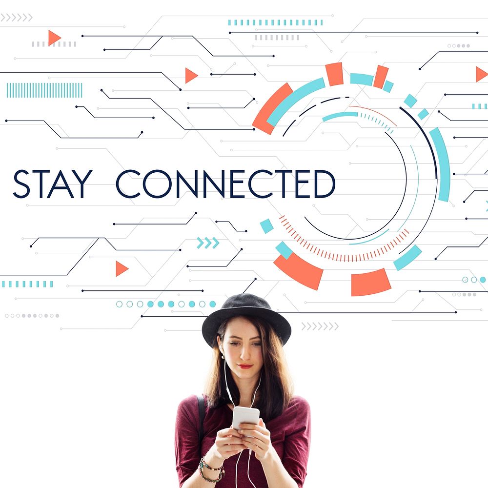 Digital Community Stay Connected Icon