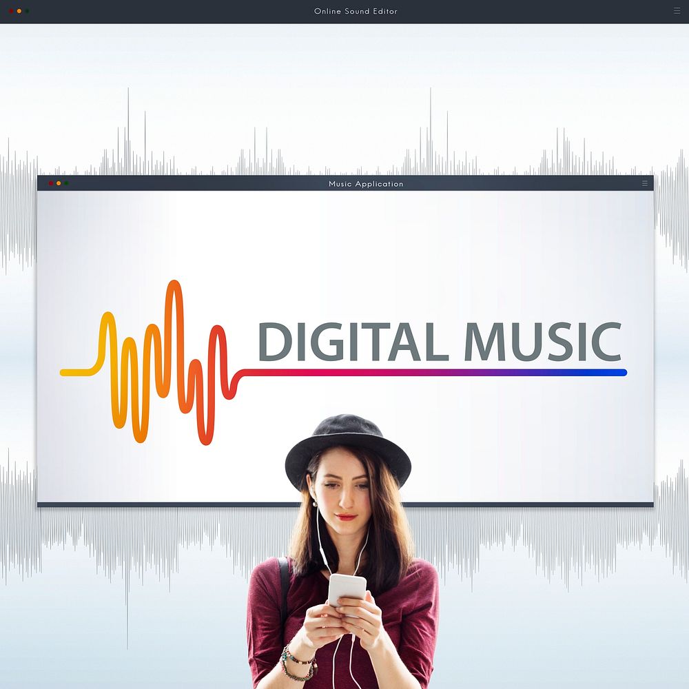 Online Music Multimedia Entertainment Sounds Concept