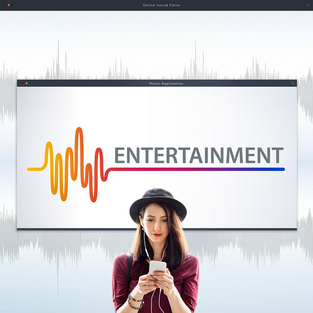 Online Music Multimedia Entertainment Sounds Concept