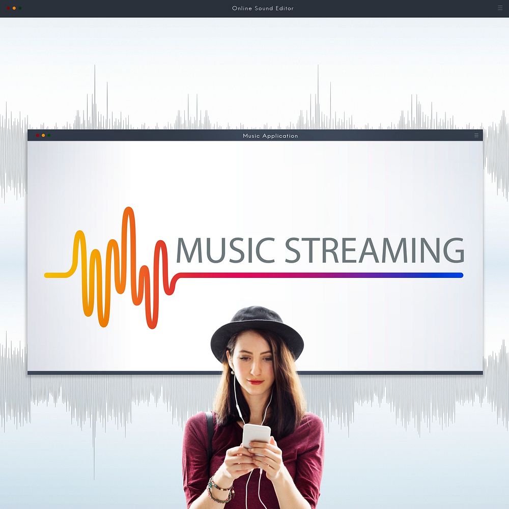 Online Music Multimedia Entertainment Sounds Concept