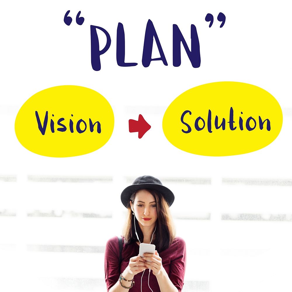 Plan Strategy Success Vision Solution Graphic Concept