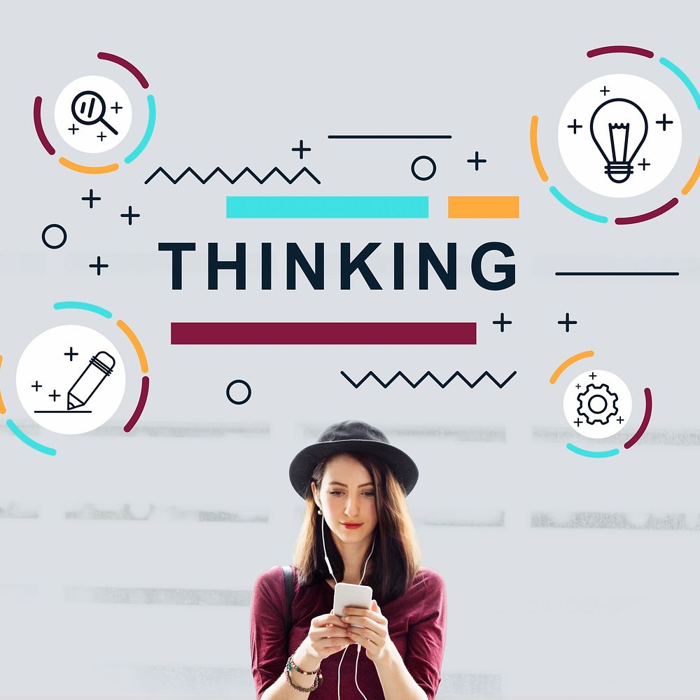 Thinking Thoughts Creative Innovation Graphic Concept