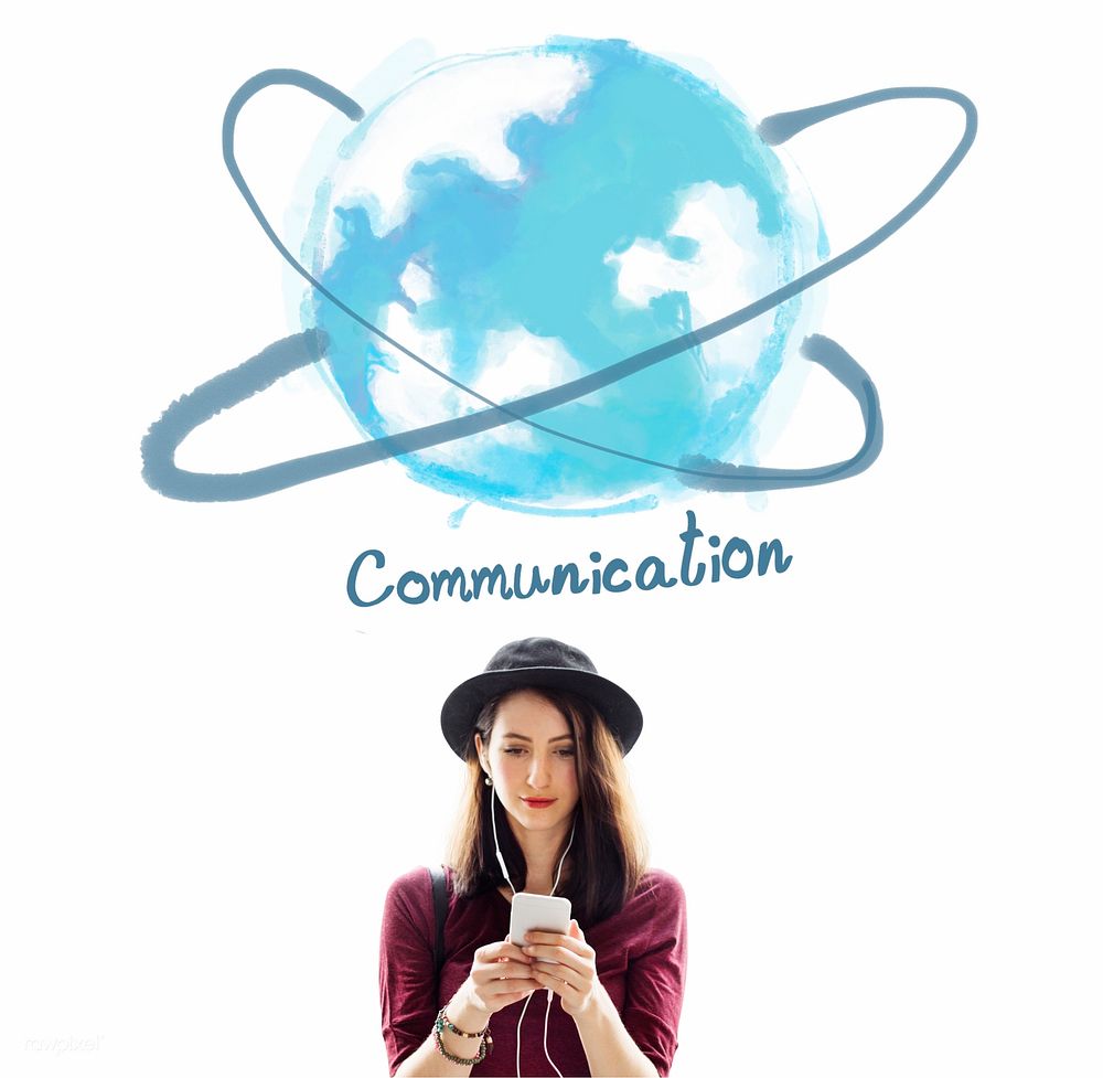 Communication Networking Online Technology Concept