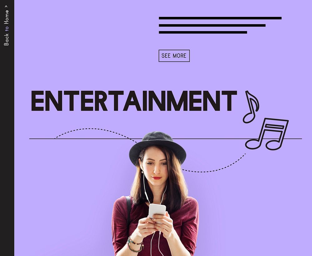 Technology Entertainment Musical Note Graphic