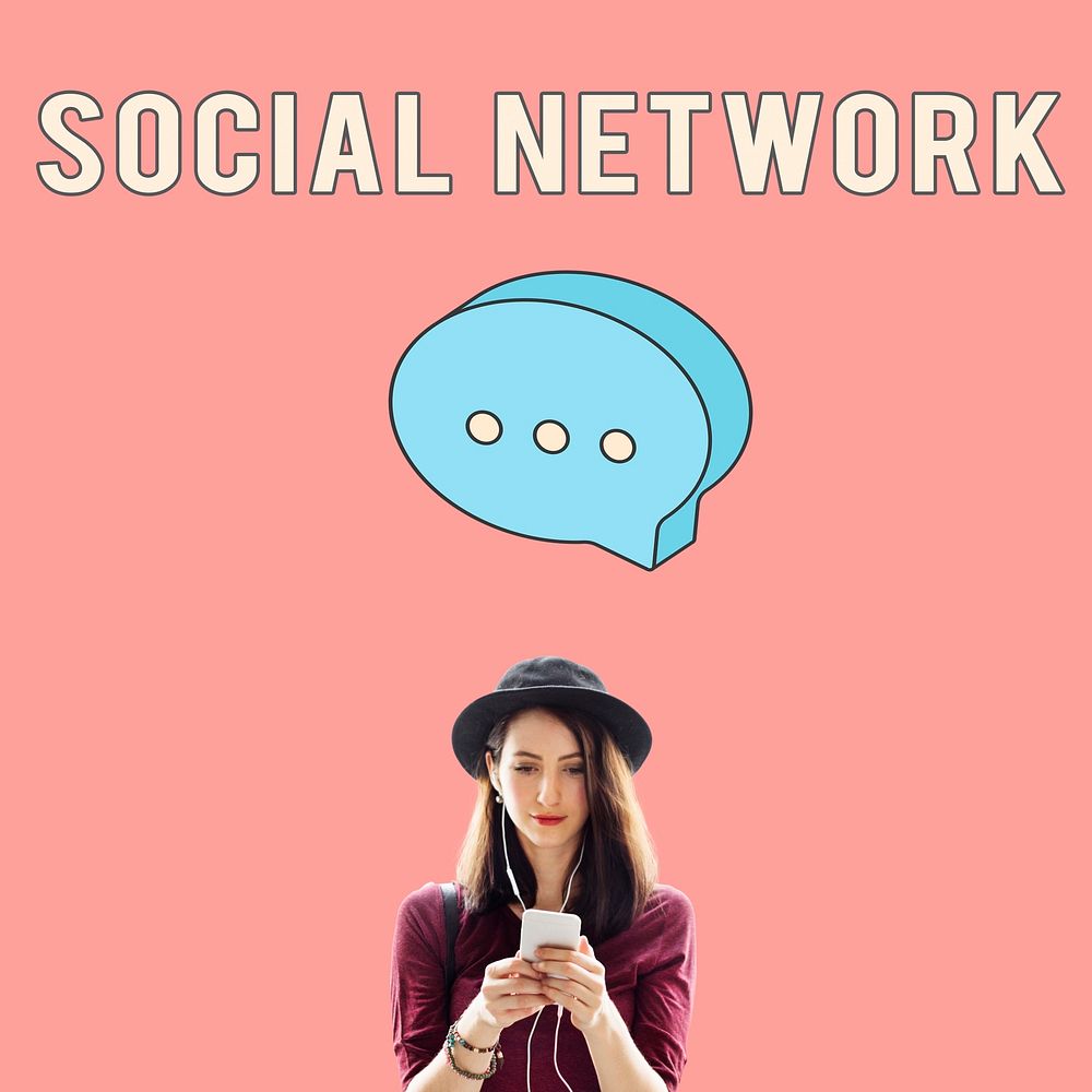 Blog Online Social Network Concept