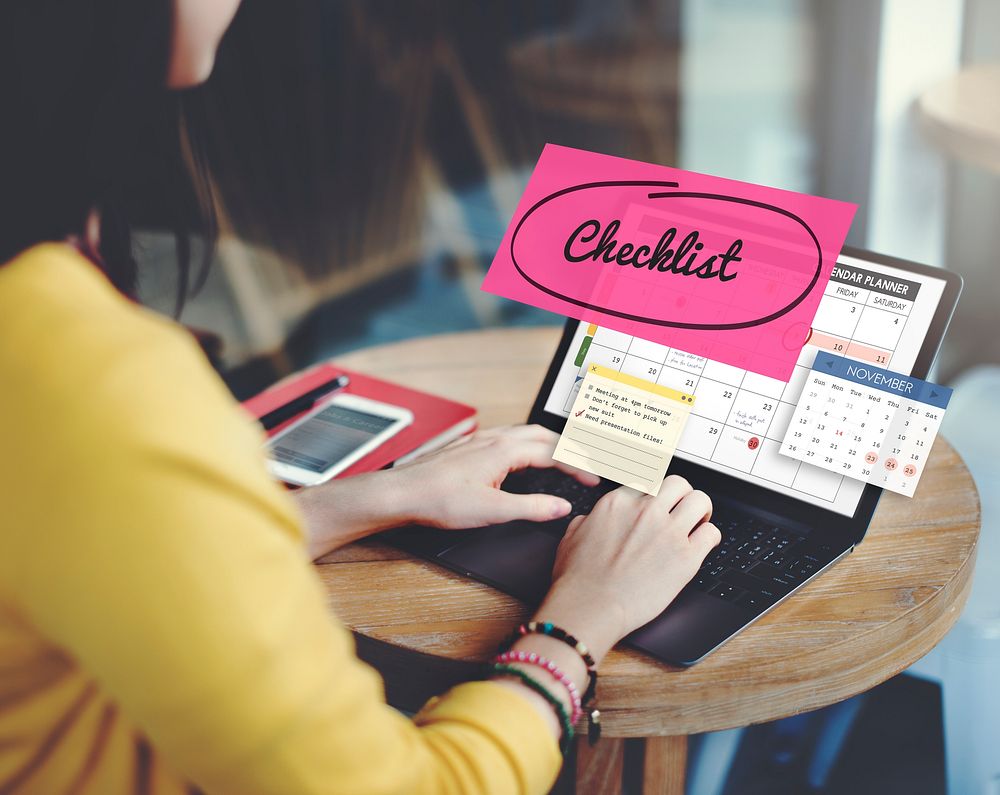 Checklist Appointment Schedule Event Concept