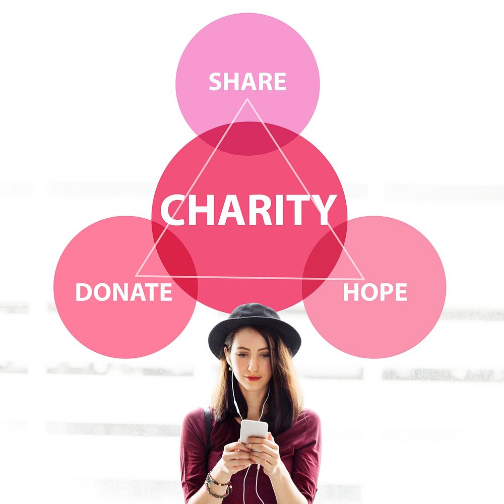 Charity Donations Support Volunteer Welfare Concept