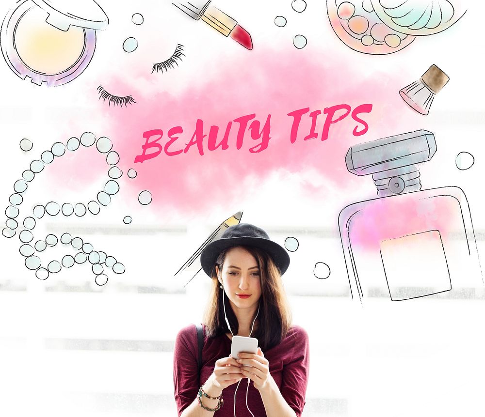 Beauty Tips Makeup Accessories Concept