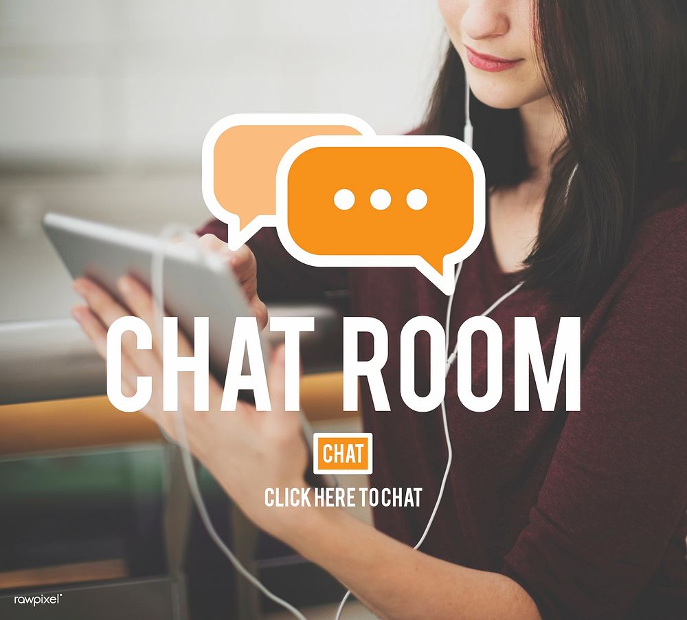 Chat Room Online Messaging Communication Connection Technology Concept