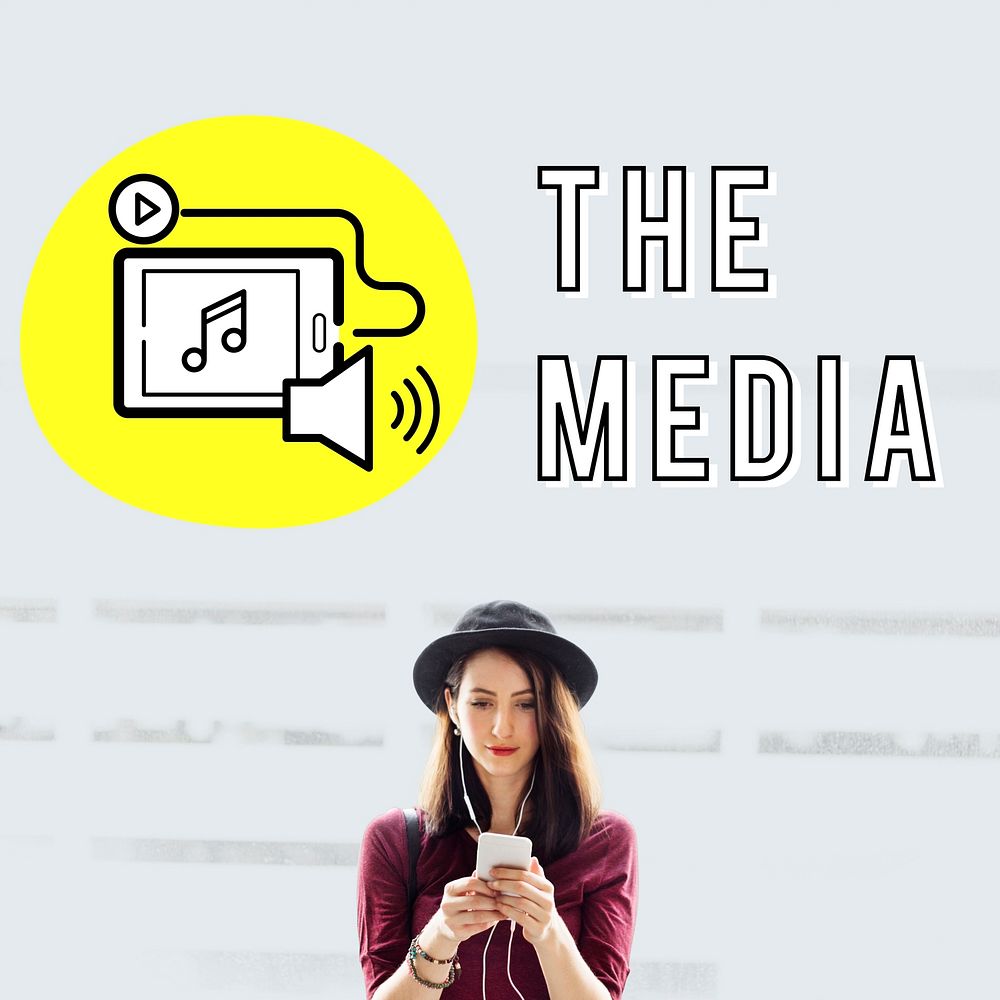 Podcast Digital Device Social Media Concept