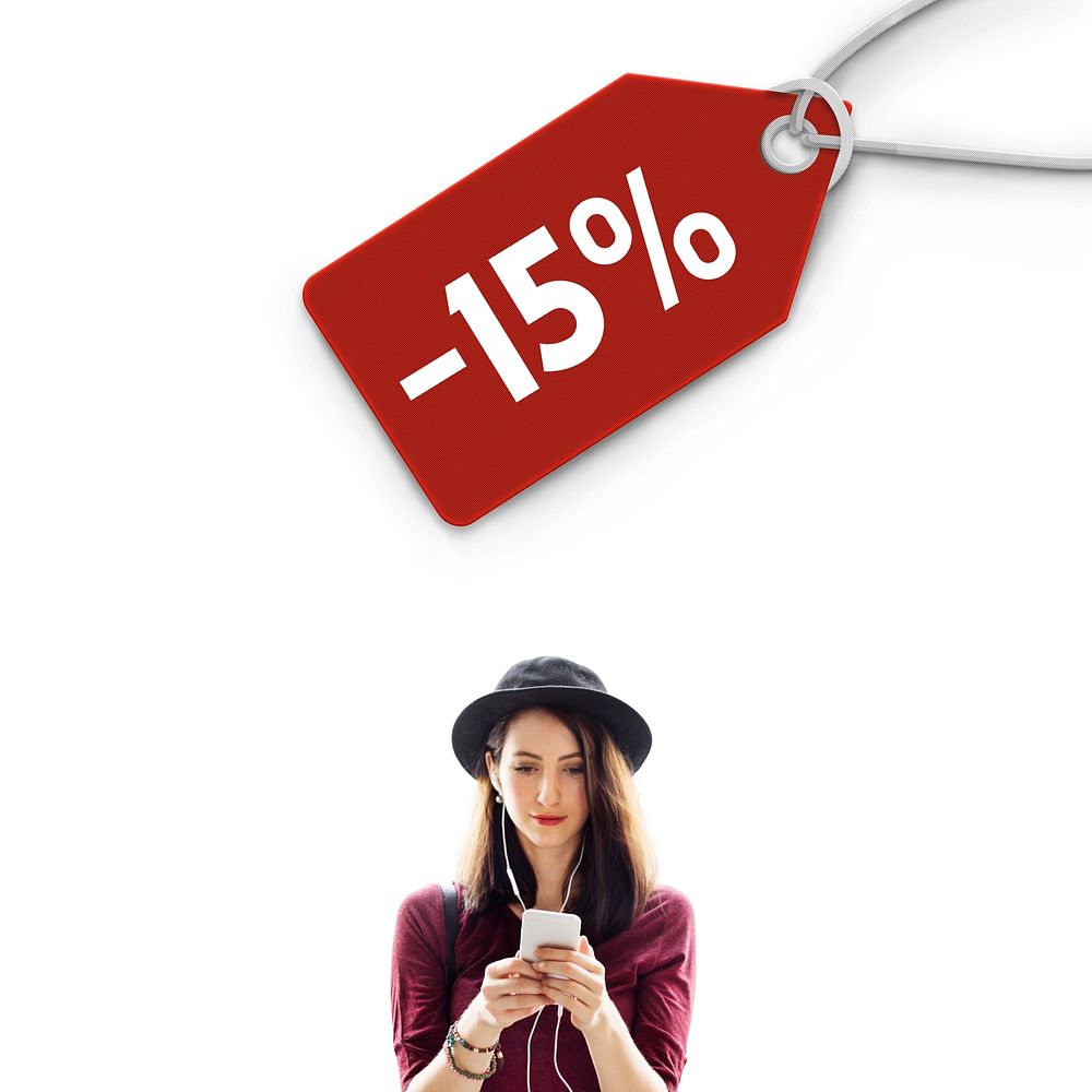 Sale Discount Label Tag Commerce Concept