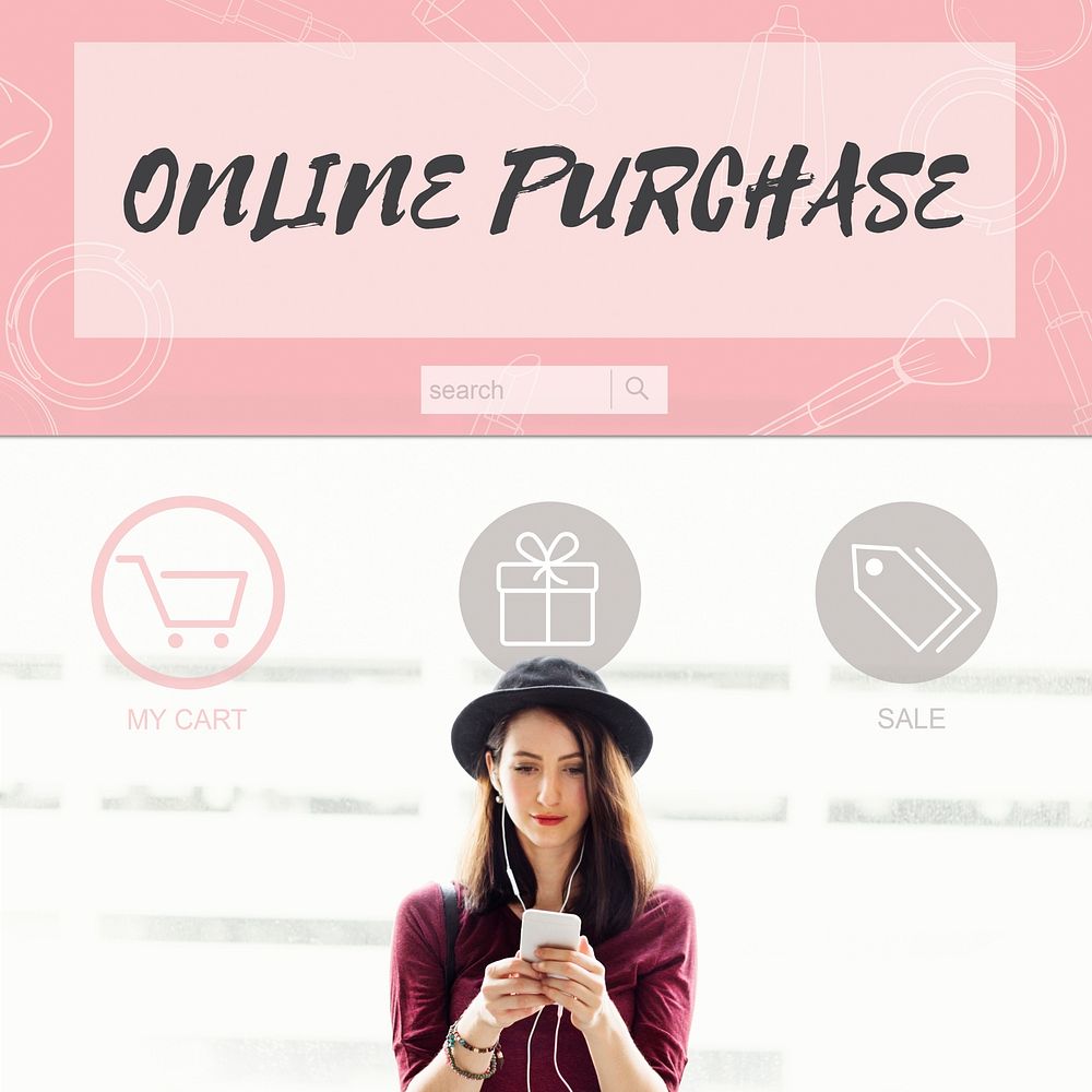 Online Purchase Internet Shopping Store Concept