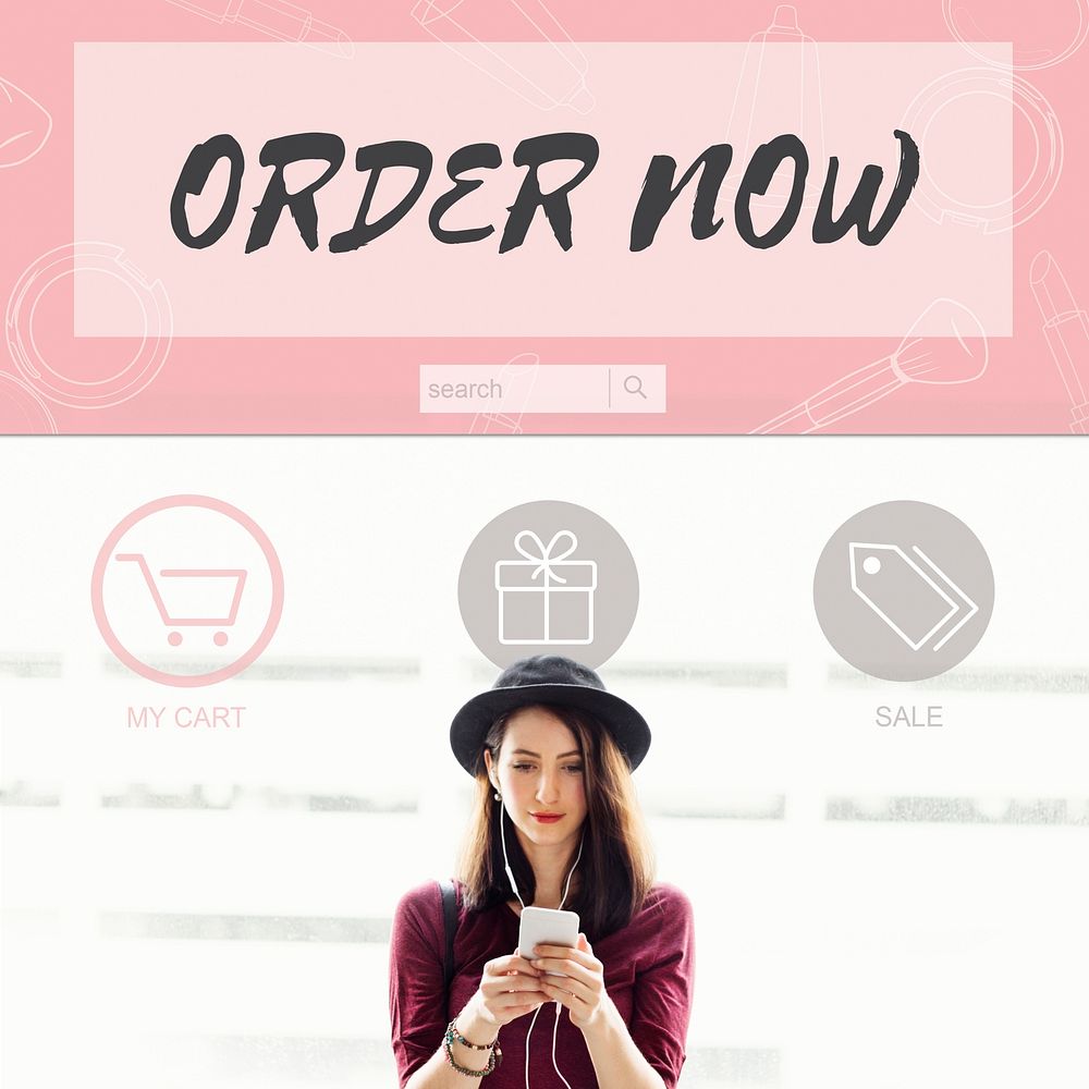 Order Now Buy Online Internet Shopping Store Concept