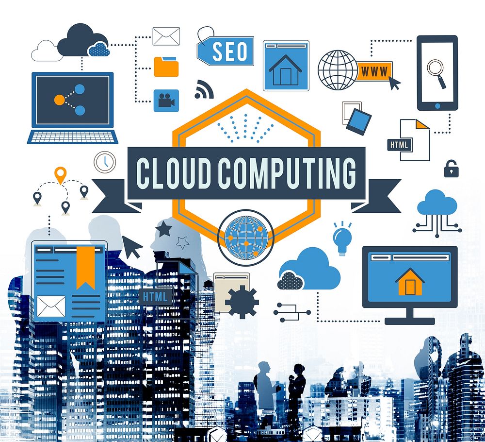 Cloud Computing Connection Networking Concept