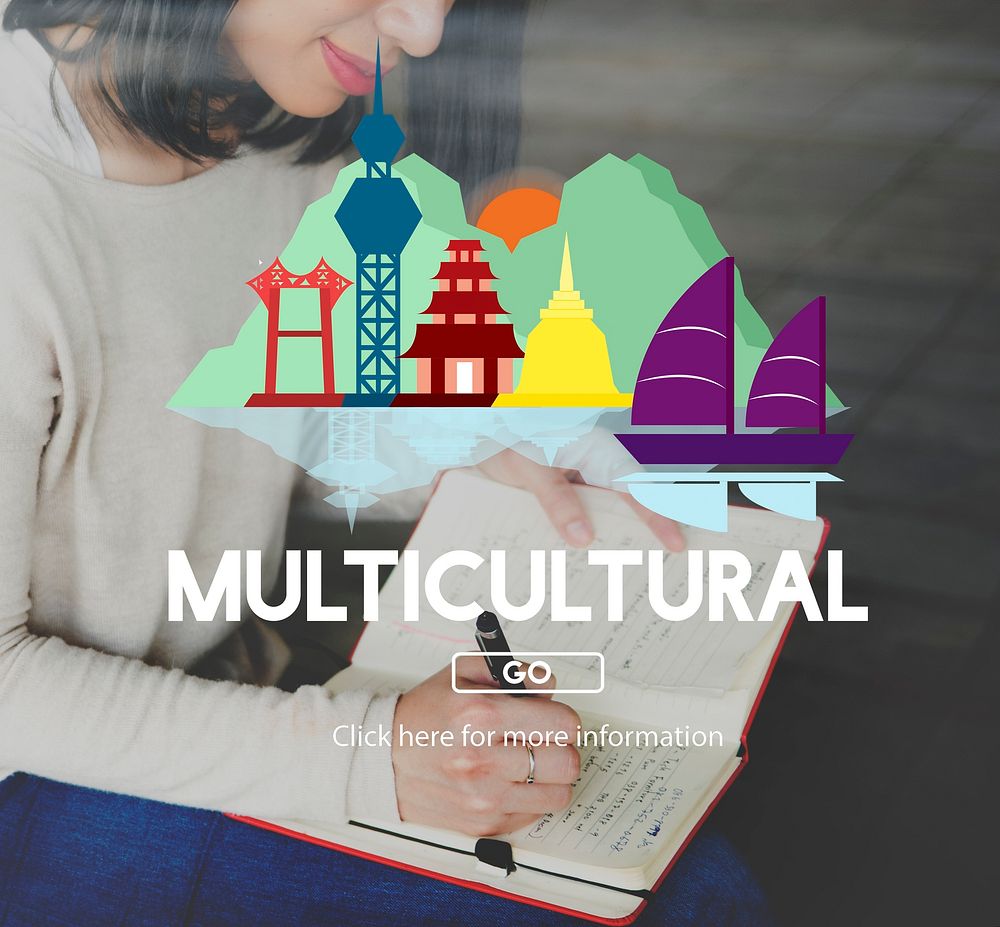 Multicultural Teenager Social Race Lifestyle Mixed Concept
