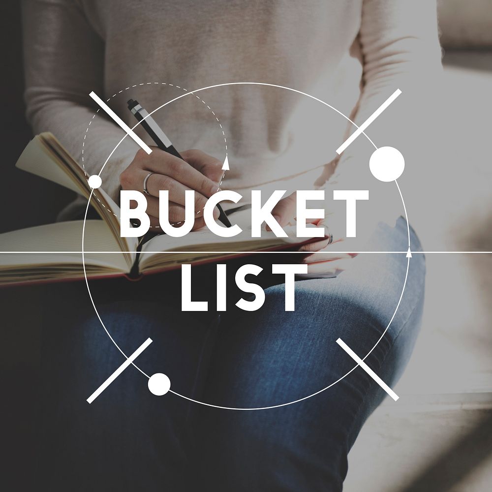 Bucket List Things Meeting Managment Concept