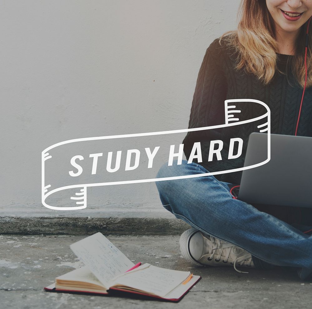 Students Study Hard university School Concept