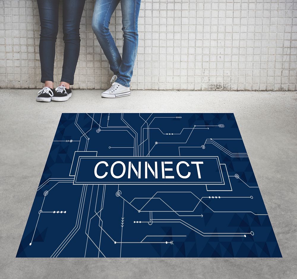 Connect Links Networking Access Concept