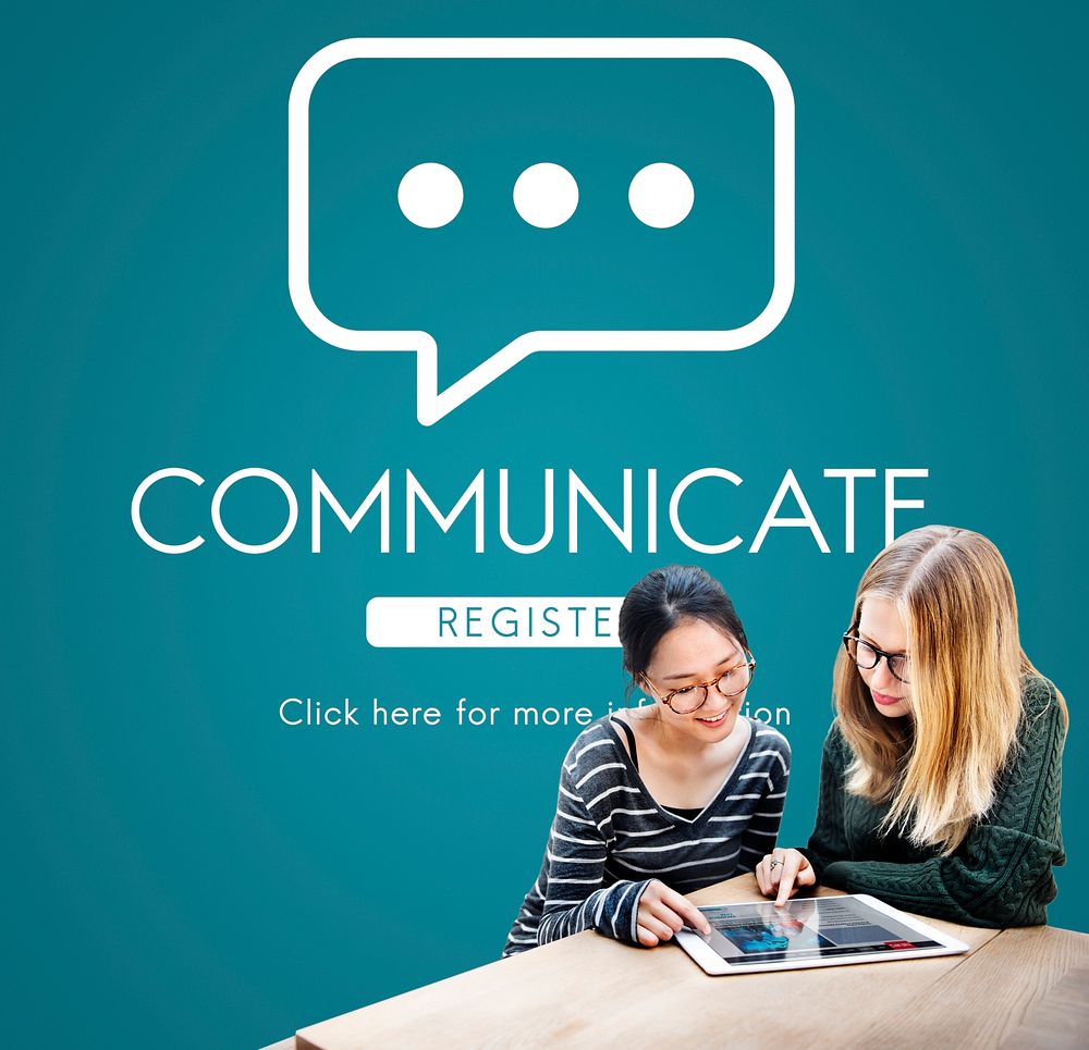 Communicate Online Conversation Message Concept