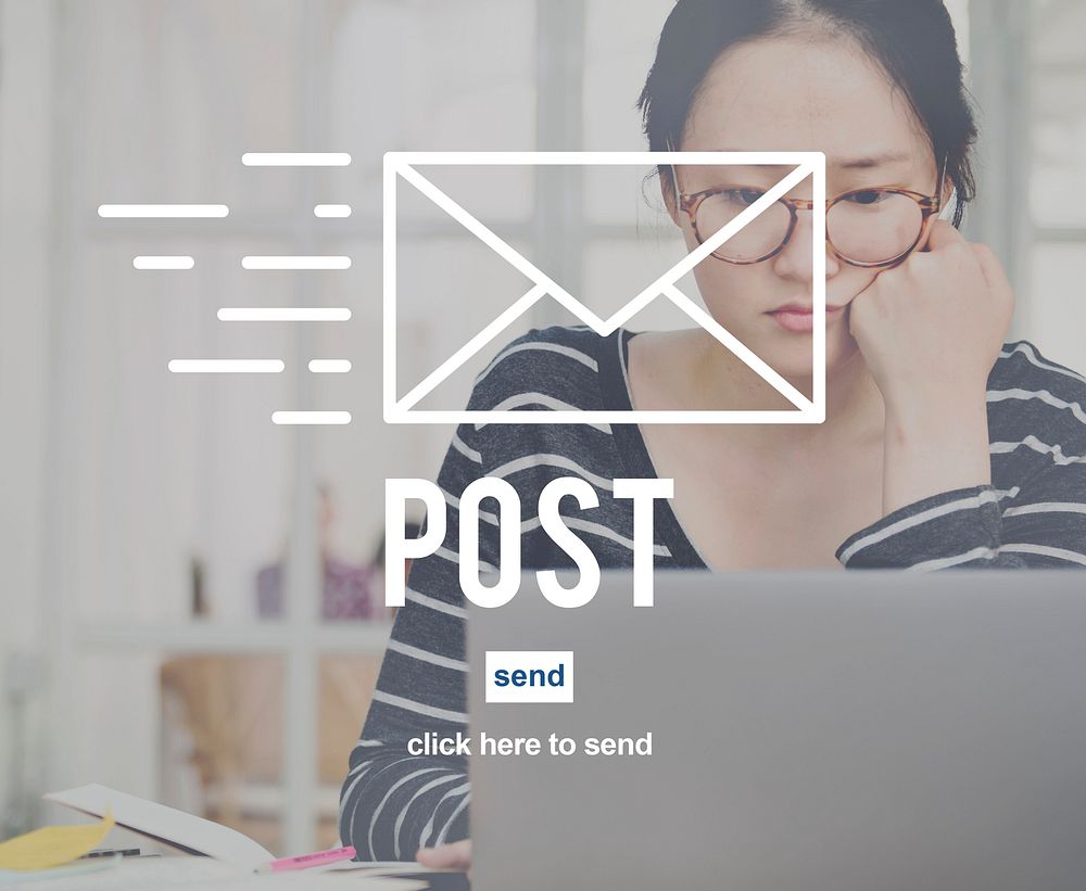 Post Mail Correspondence Online Message Communication Concept
