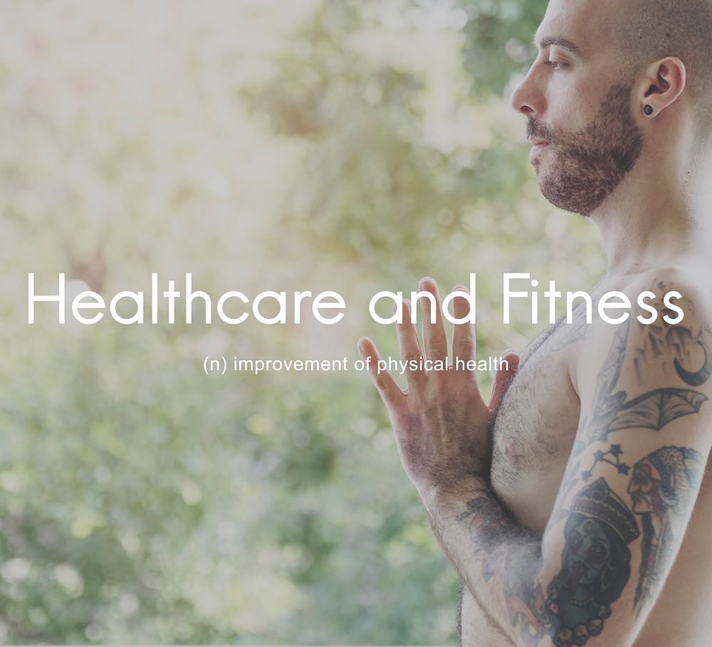 Healthcare And Fitness Outdoors People Graphic Concept