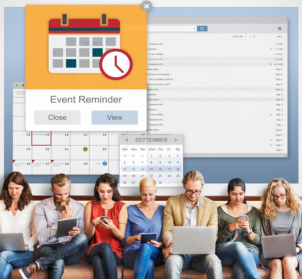 Appointment Event Reminder Planner Concept