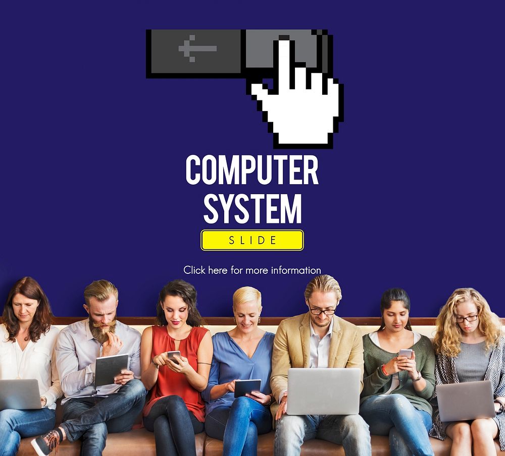 Information Technology Computer System Concept