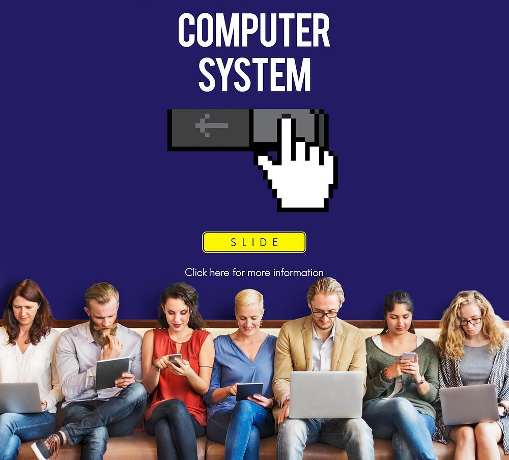 Information Technology Computer System Concept