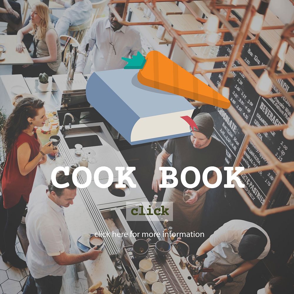 Cook Book Food Menu Meal Concept