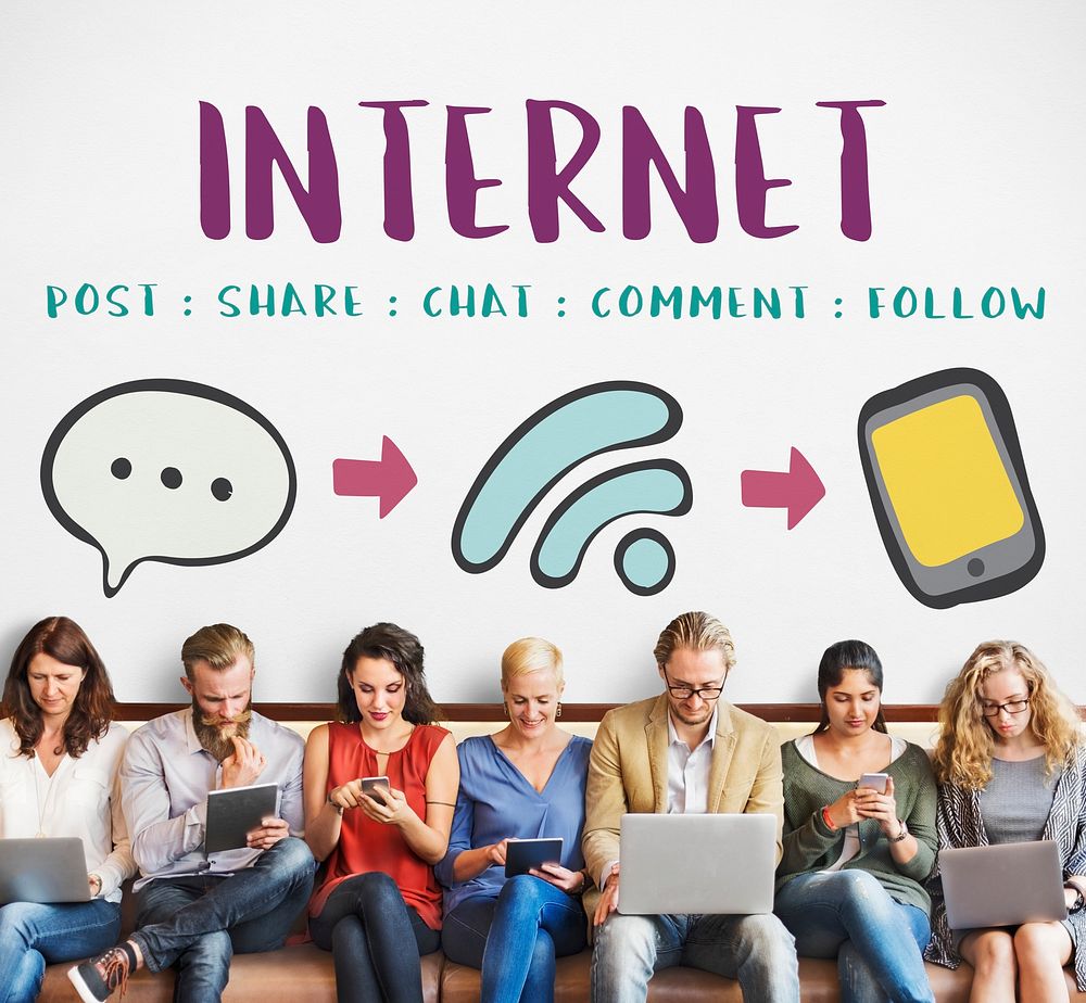 Social Media Networking Online Communication Connect Concept