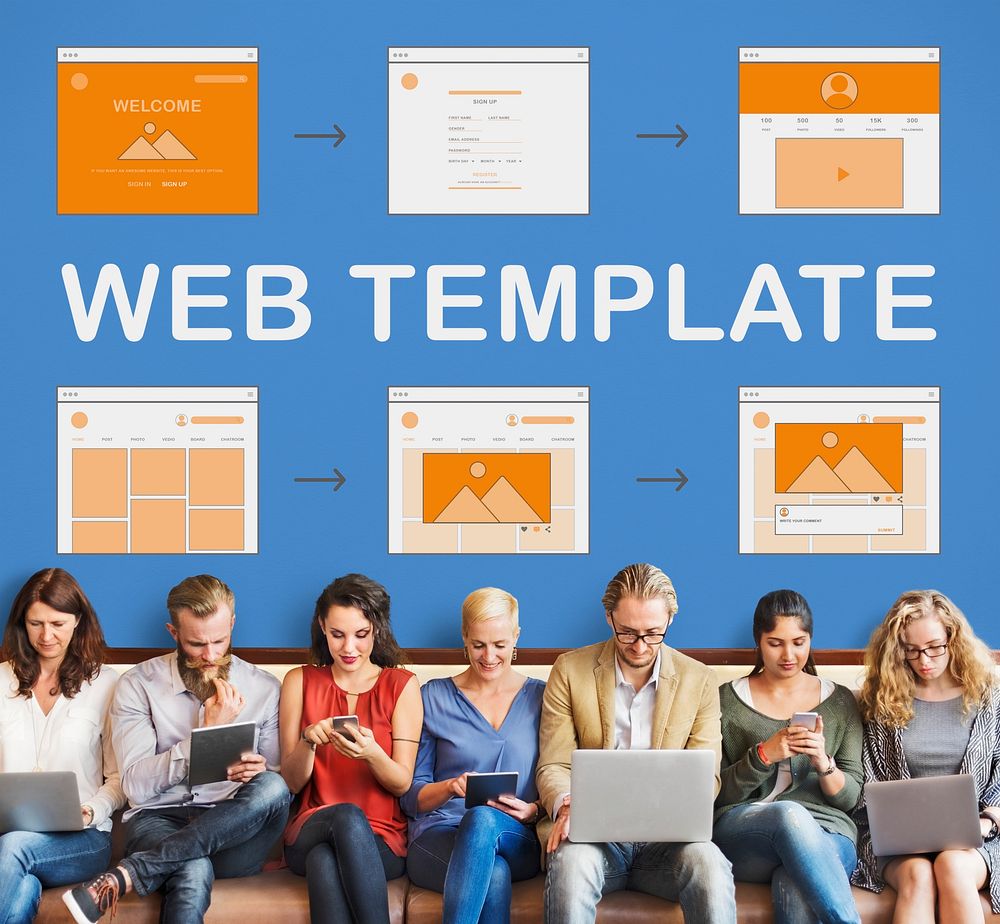 Web Template Website Design Concept
