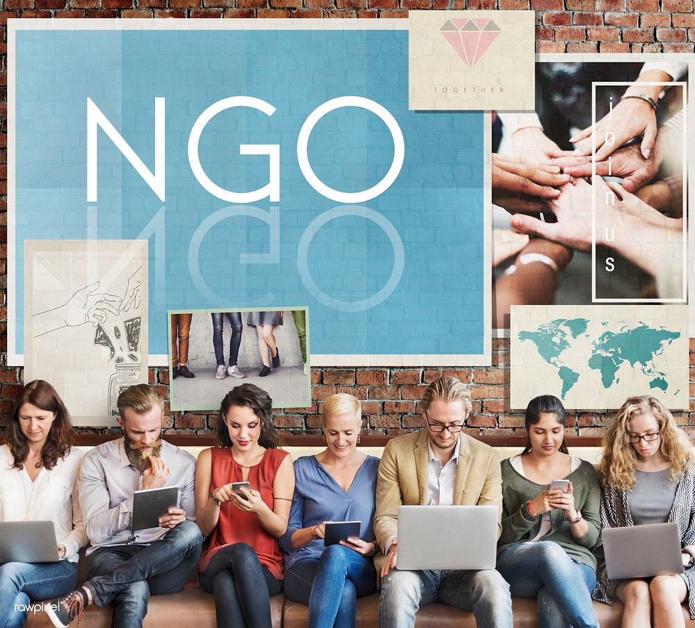 NGO Contribution Corporate Foundation Nonprofit Concept