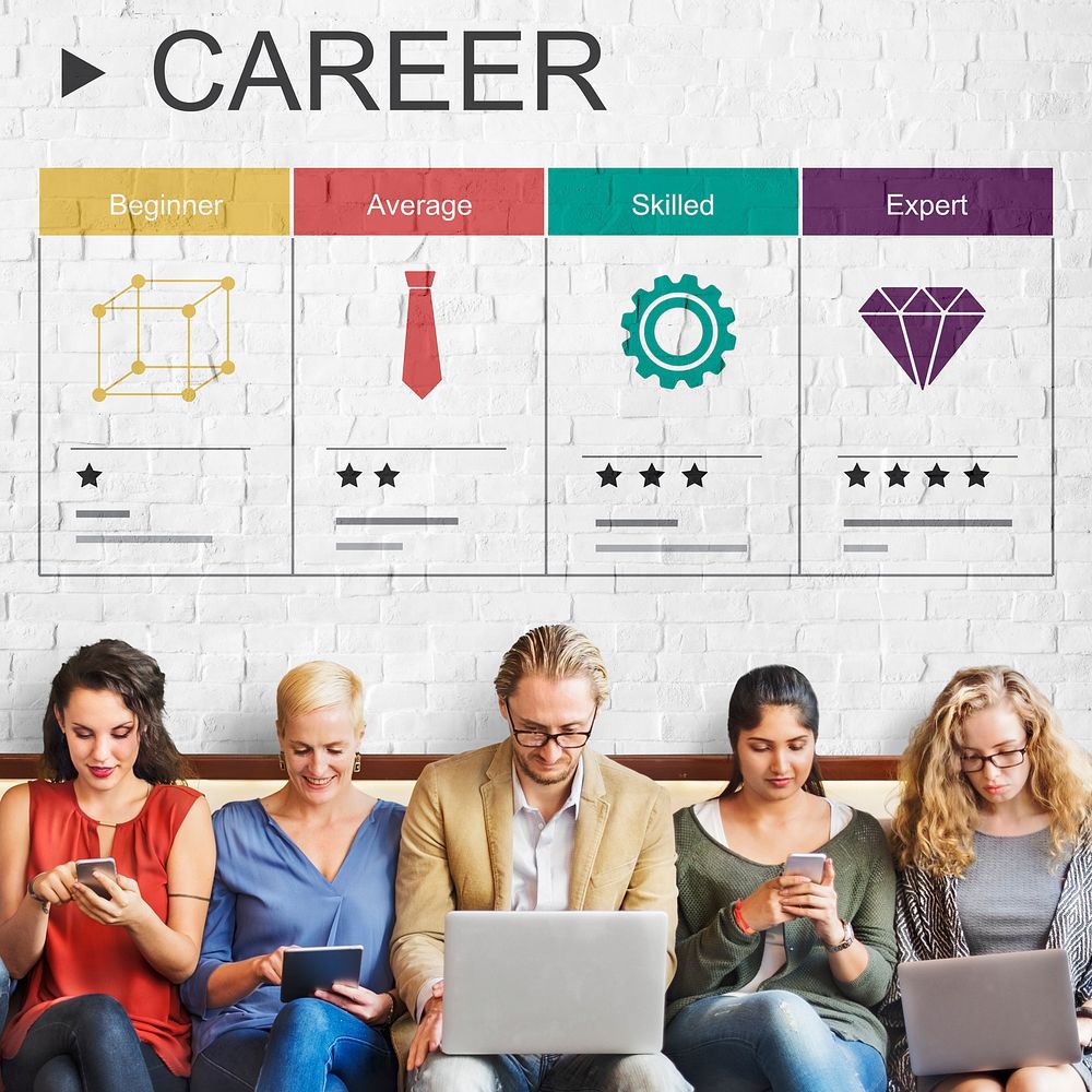 Career Skills Progress Graphic Icon Symbol