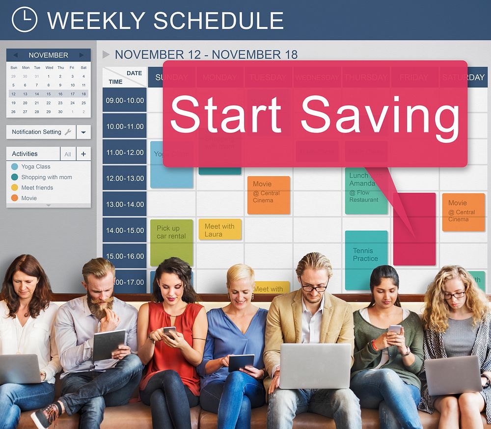 Start Saving Banking Budget Economy Finance Save Concept