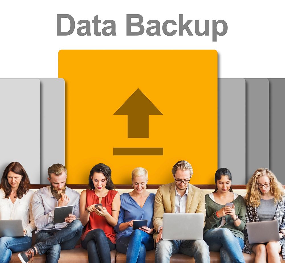 Data Backup Information Technology Concept