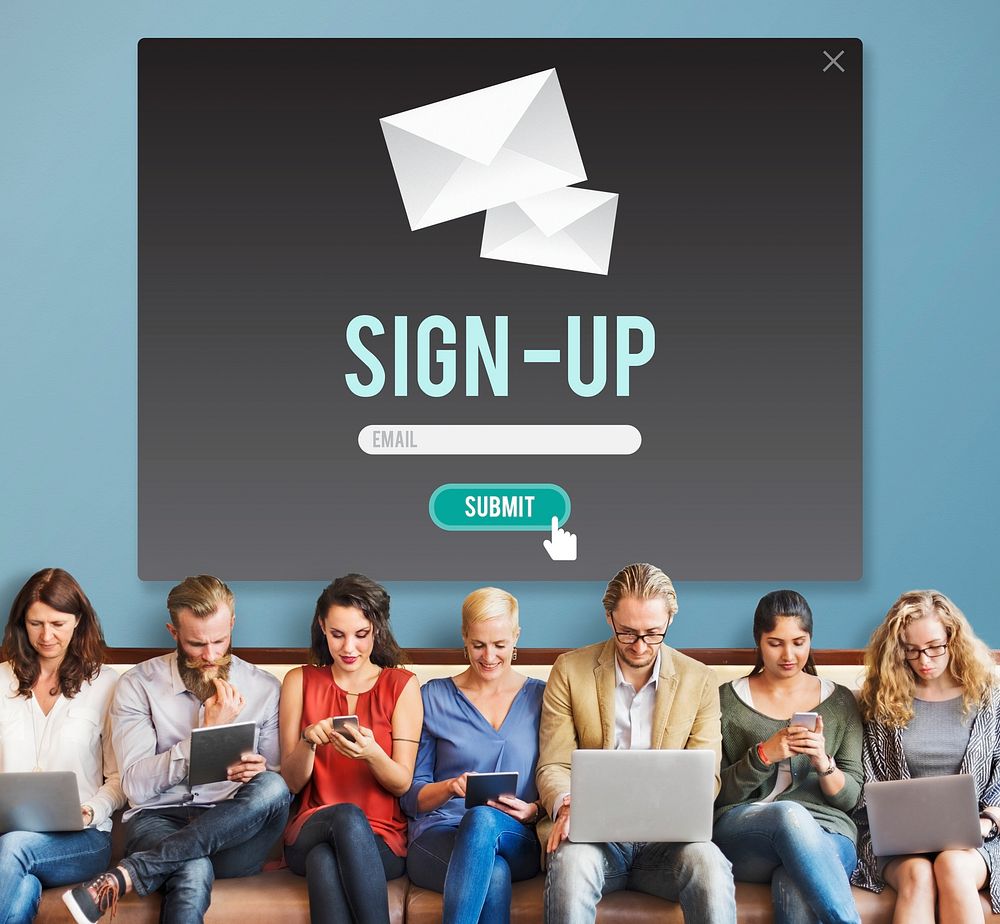 Sign-in Sign-up Application Apply Enroll Enter Concept