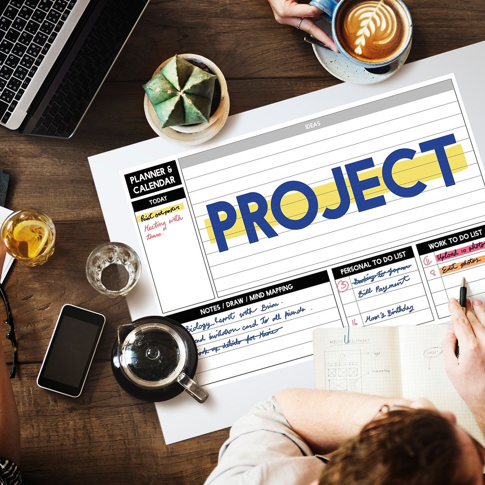 Project Forecast Predict Task Strategy Job Plan Concept