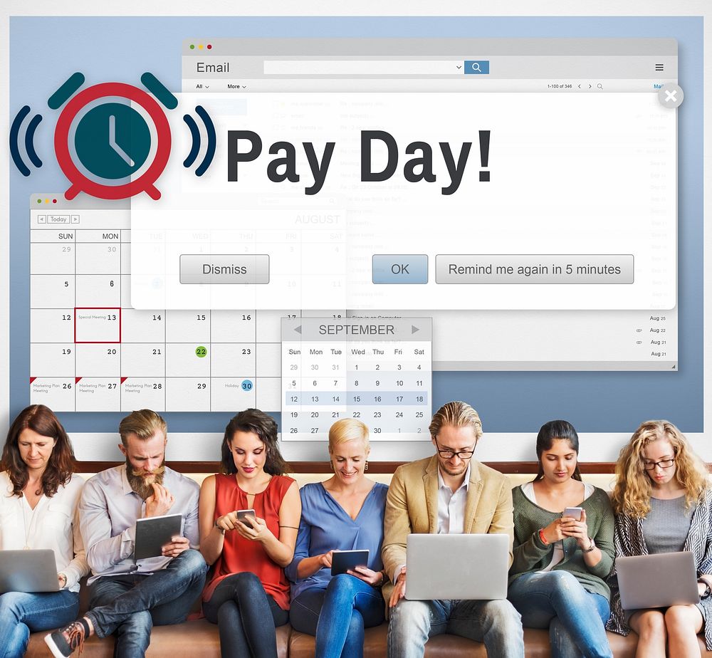 Pay Day Bookkeeping Budget Finance Income Concept