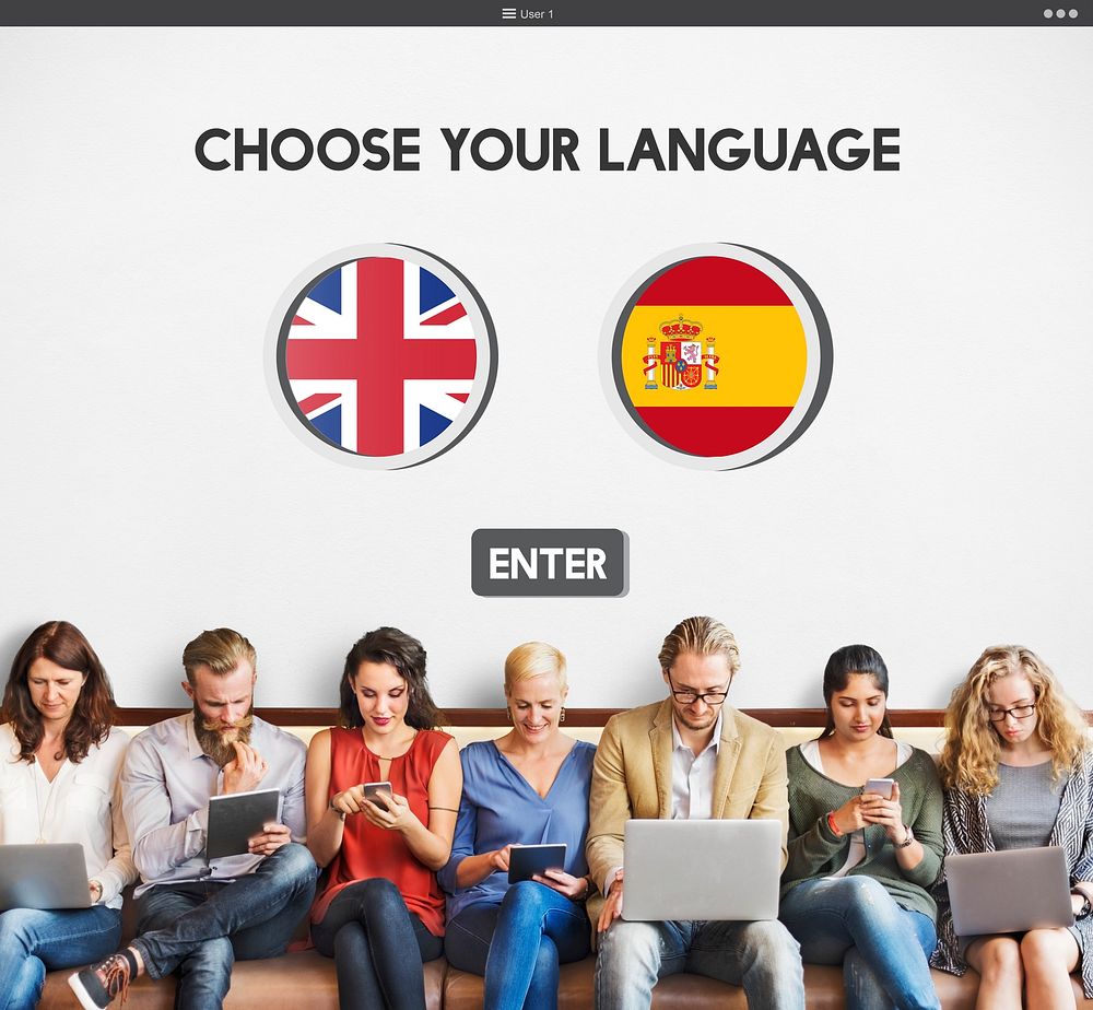 Language Dictionary English Spanish Concept | Free Photo - rawpixel