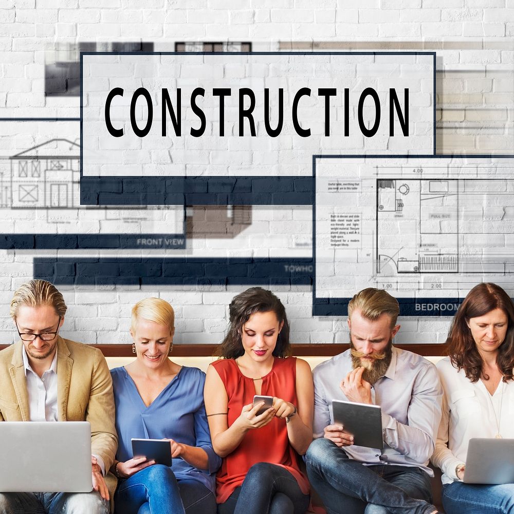 Construction Build Layout Blueprint Creativity Concept