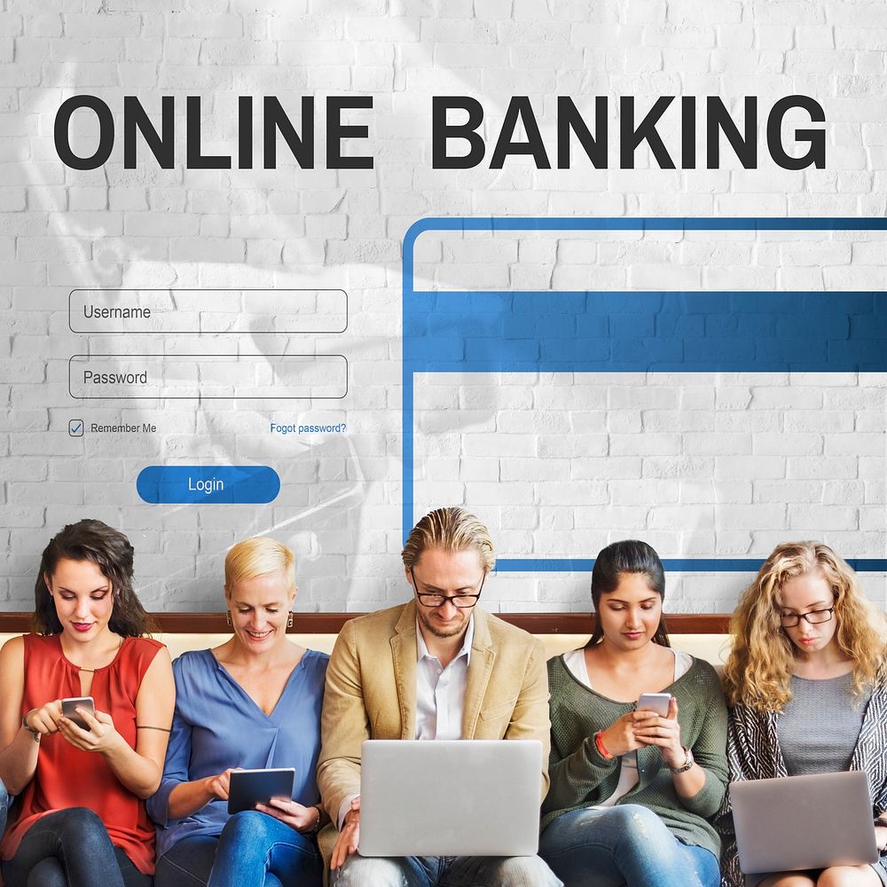 Online Banking Commercial Internet Finance Concept
