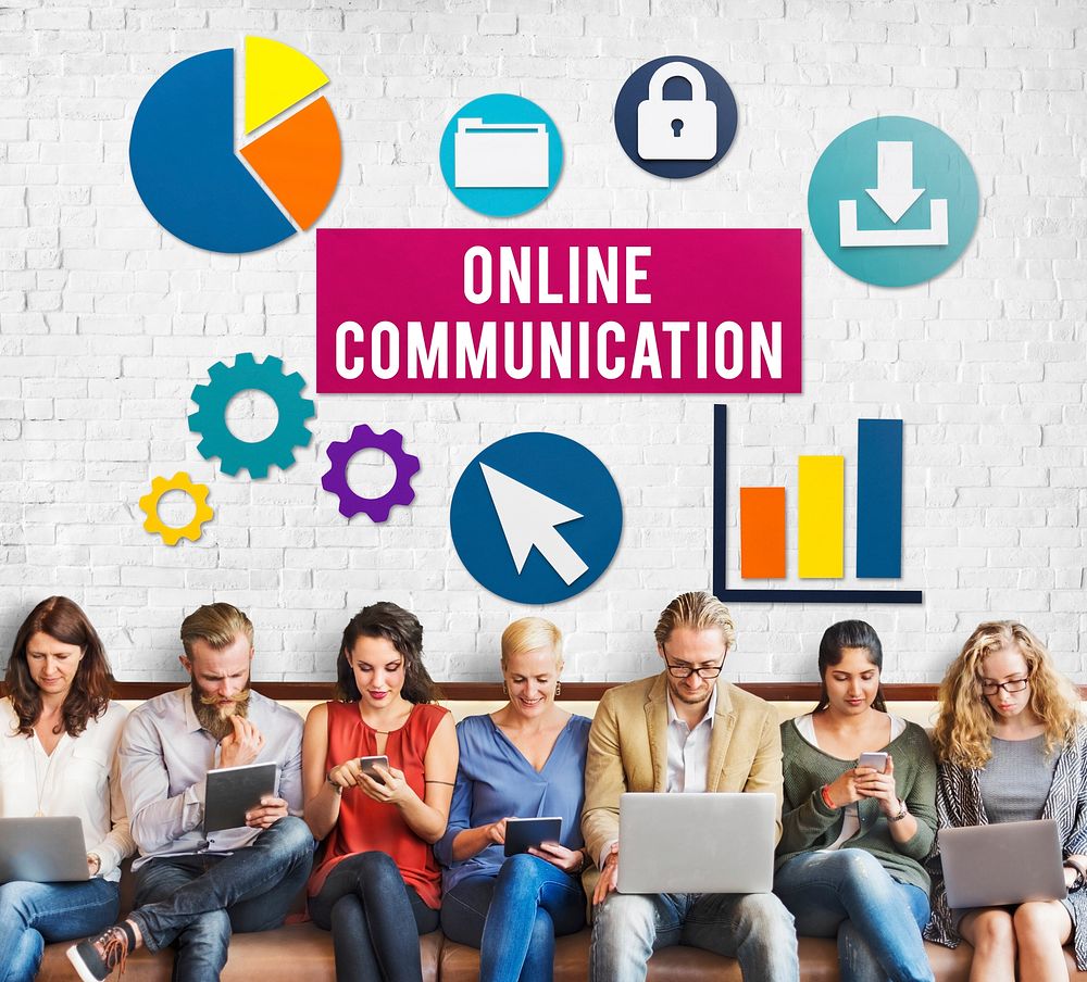 Online Communication Networking Connect Concept