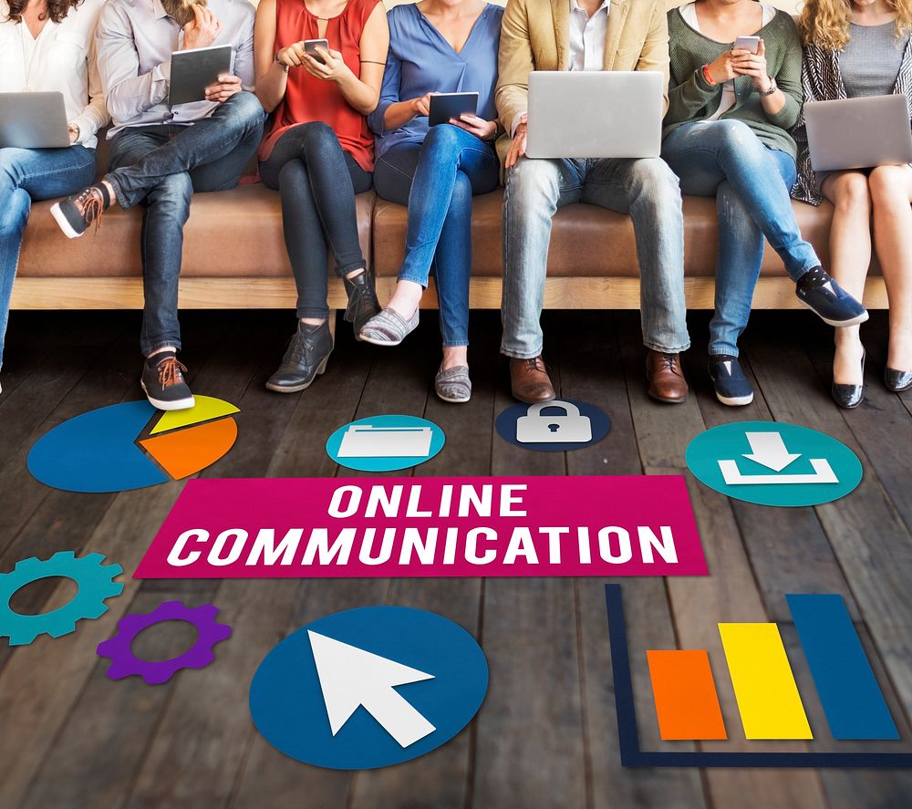 Online Communication Networking Connect Concept