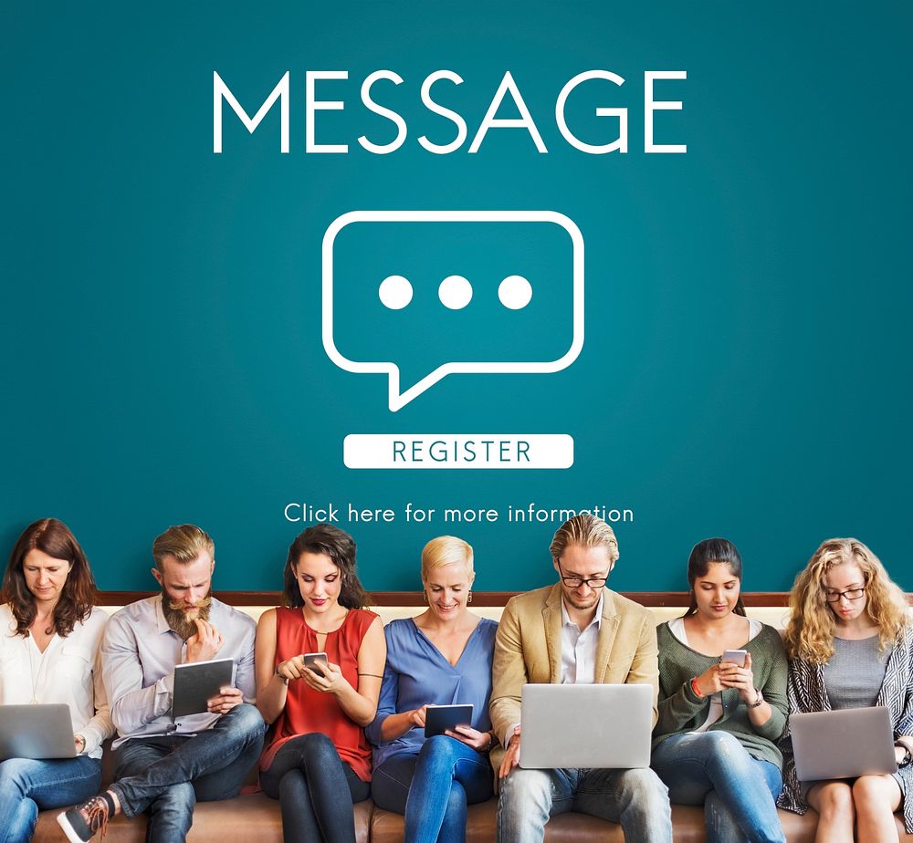 Message Communication Online Conversation Concept