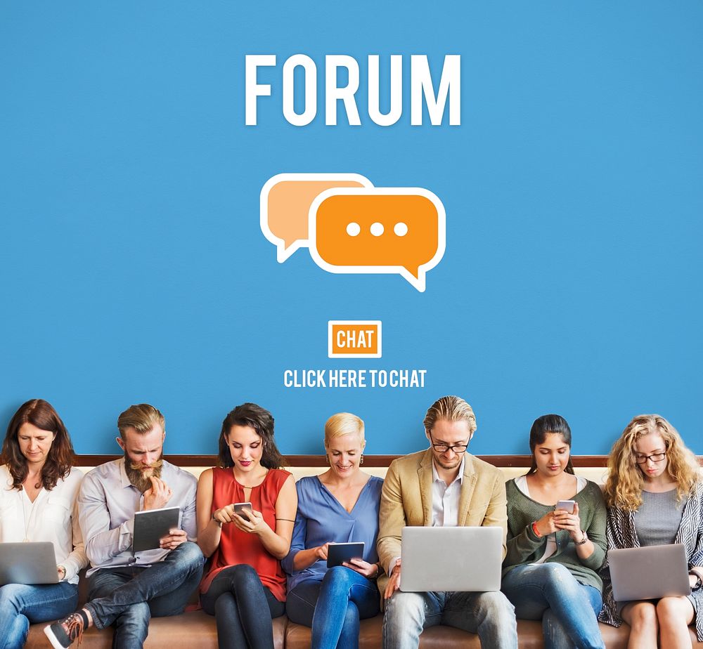 Discuss Forum Chat Group Topic Concept