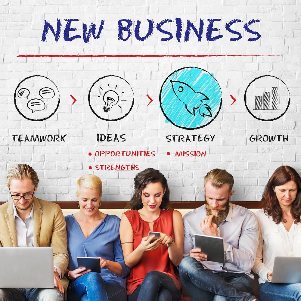 New Business Begin Launch Growth Success Concept